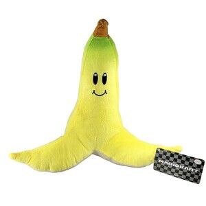 2024 Nintendo Mario Kart Banana Peel Plush 12 inches with Tag
